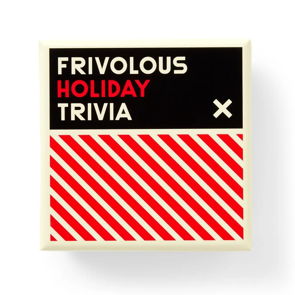 galison-frivolous-holiday-trivia-quizspiel-200-karten-2-8-spieler image 1