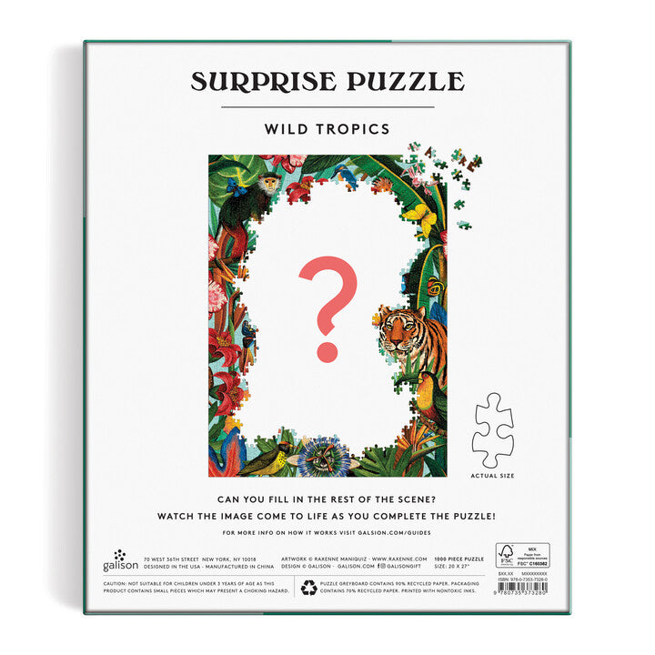galison-wild-tropics-surprise-1000-teile-puzzle-dschungel image 3