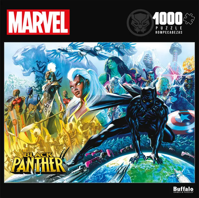 buffalo-games-marvel-black-panther-1-puzzle-1000-teile-comic image 1