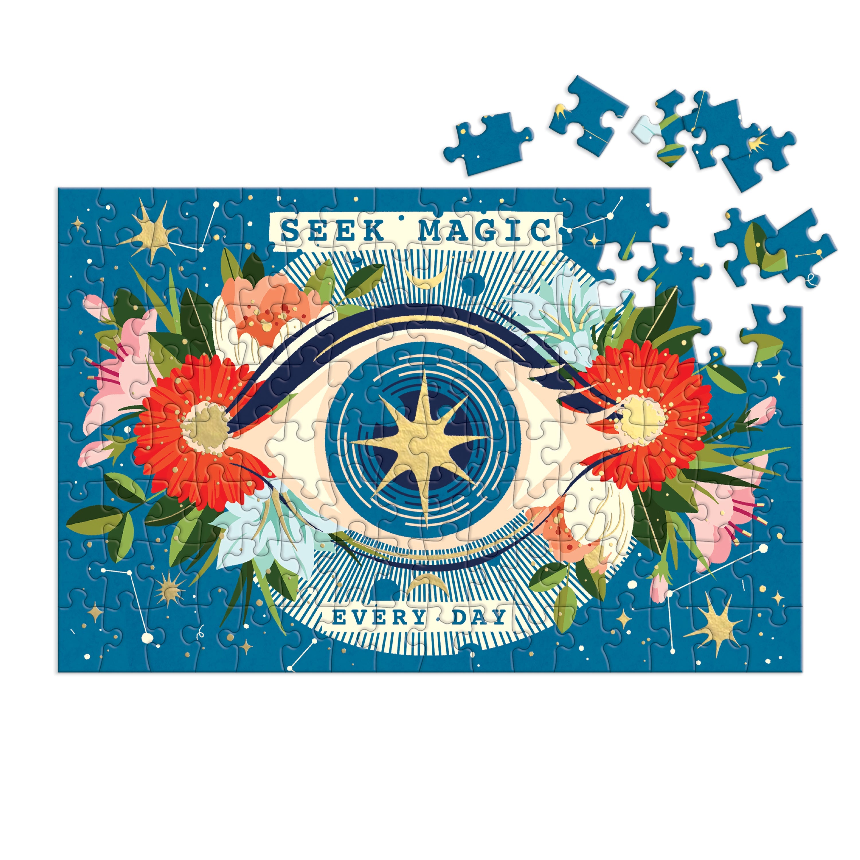 galison-seek-magic-every-day-128-teile-mini-puzzle image 4