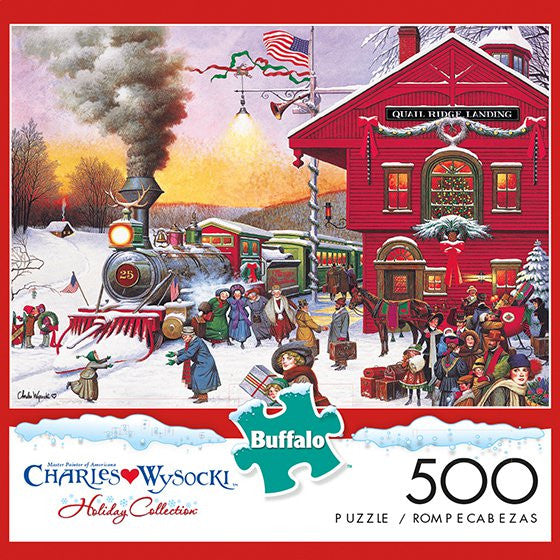 buffalo-games-whistle-stop-christmas-500-teile-puzzle-weihnachten image 1