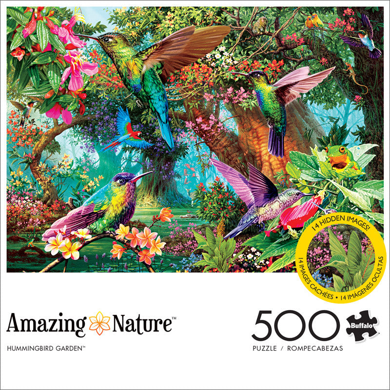 buffalo-games-amazing-nature-hummingbird-garden-puzzle-500-teile-kolibri image 4