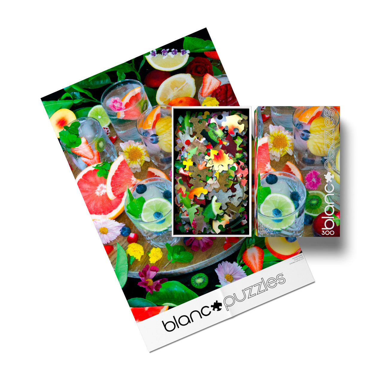 blanc-rainbow-cocktails-puzzle-300-teile-familienpuzzle image 3