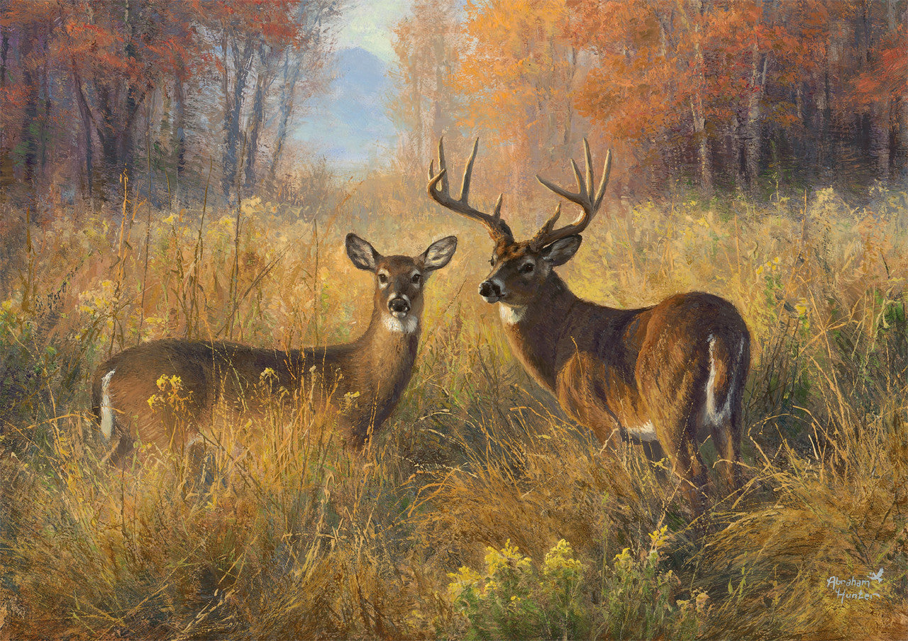 buffalo-games-proud-pair-300-teile-puzzle-hirsche image 1