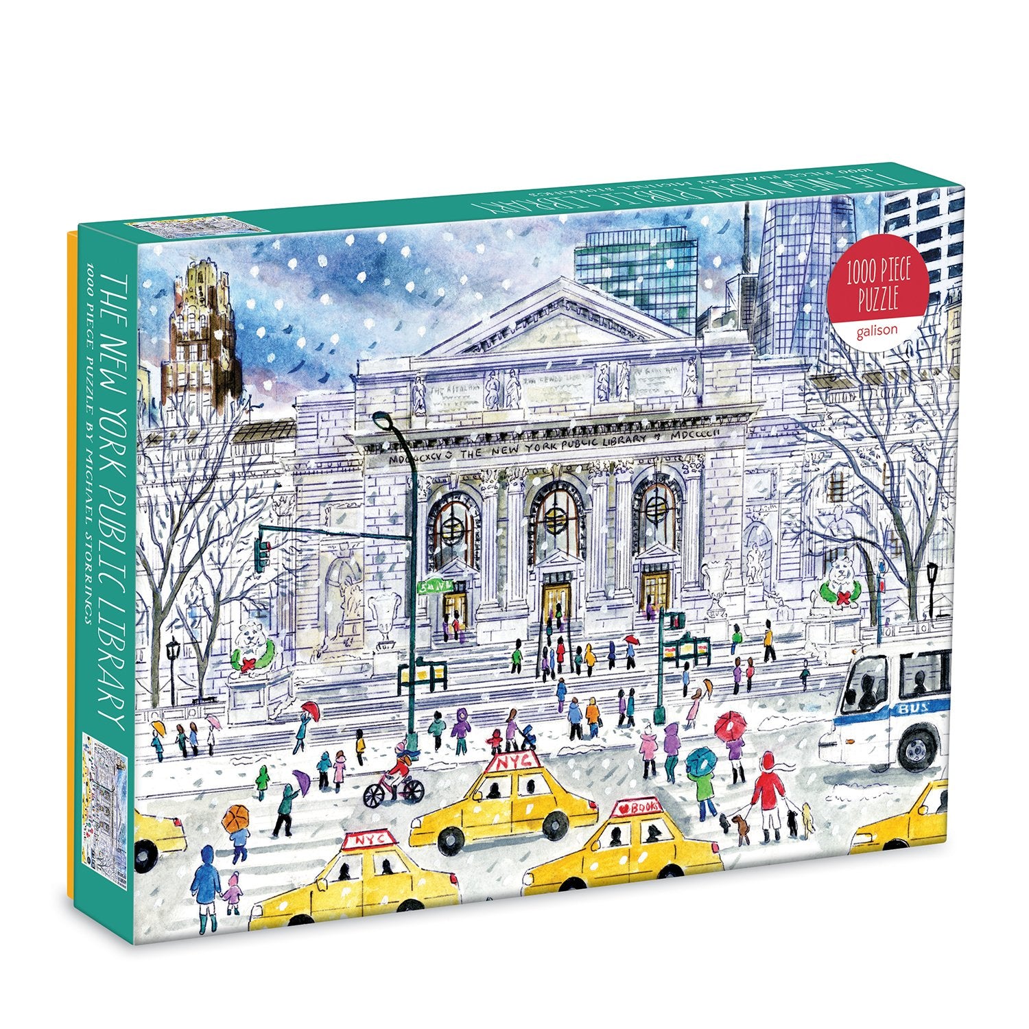 galison-michael-storrings-new-york-public-library-puzzle-1000-teile-weihnachten image 1