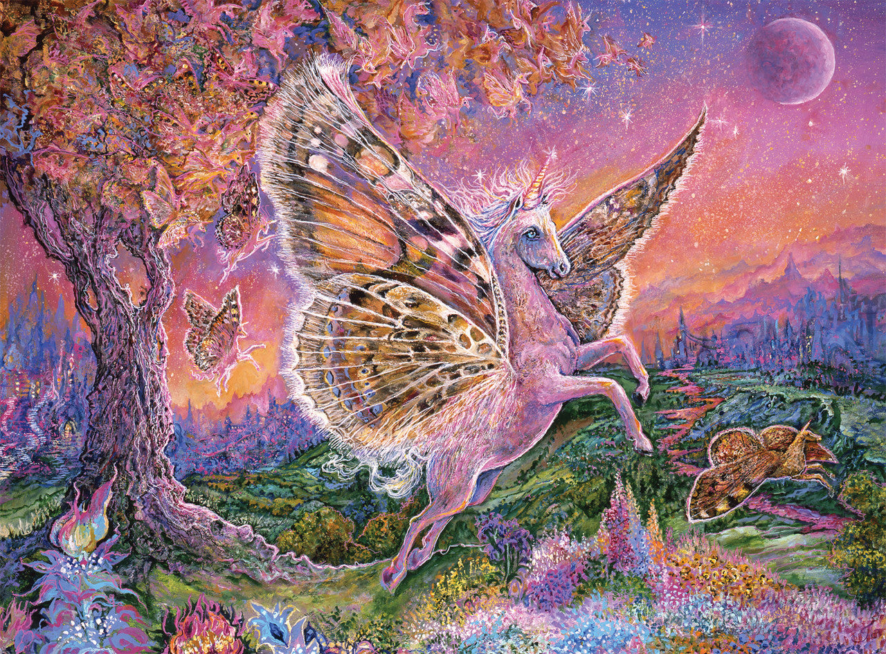 buffalo-games-josephine-wall-fluttercorn-dreamscape-puzzle-1000-teile-glitzer image 1