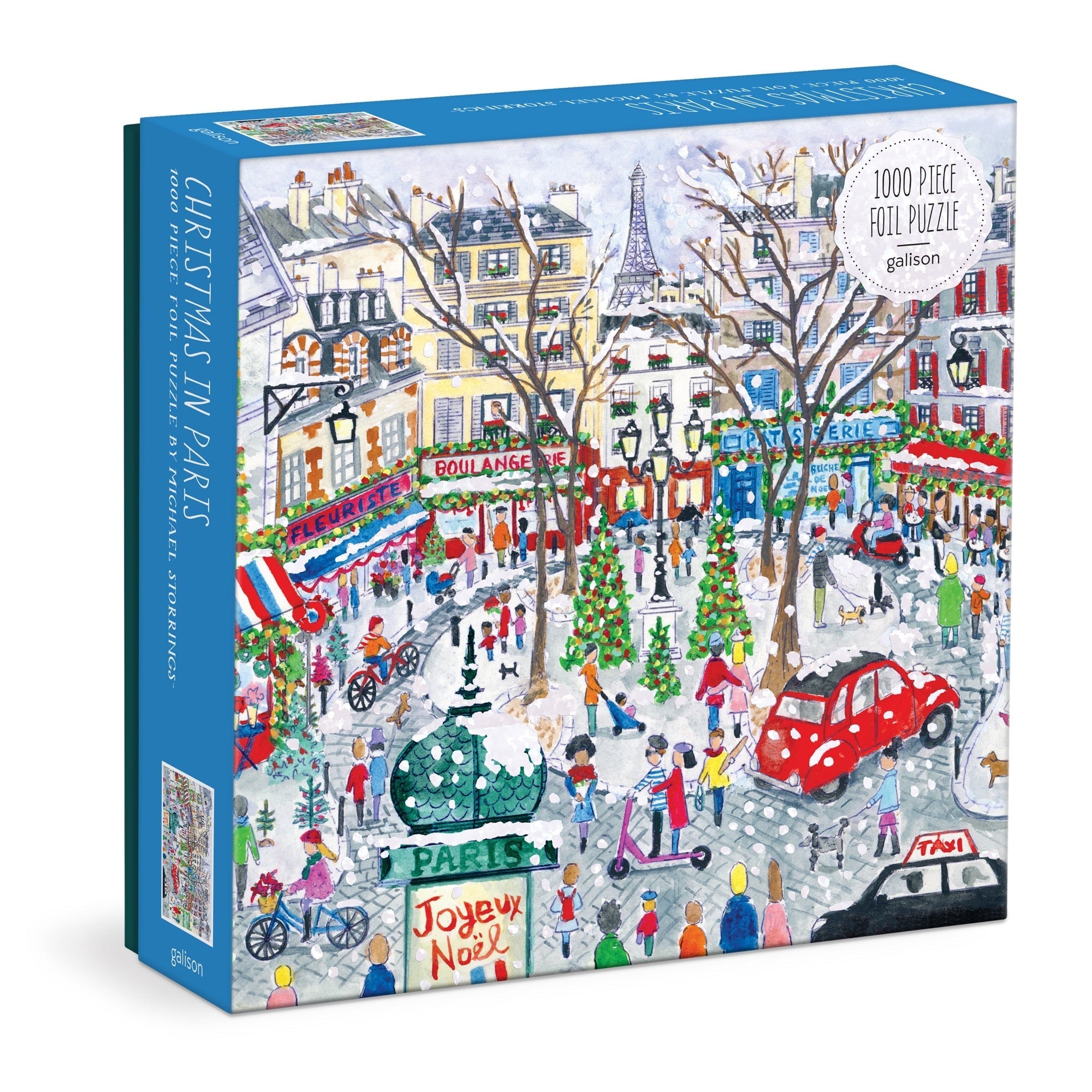 galison-michael-storrings-christmas-in-paris-puzzle-1000-teile-folie image 1