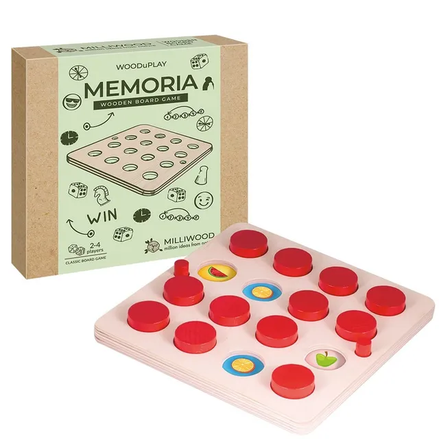 milliwood-wooduplay-memoria-holzspiel-memory-familie image 1