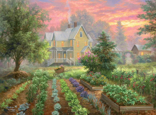 buffalo-games-summer-garden-1000-teile-puzzle-abraham-hunter image 1