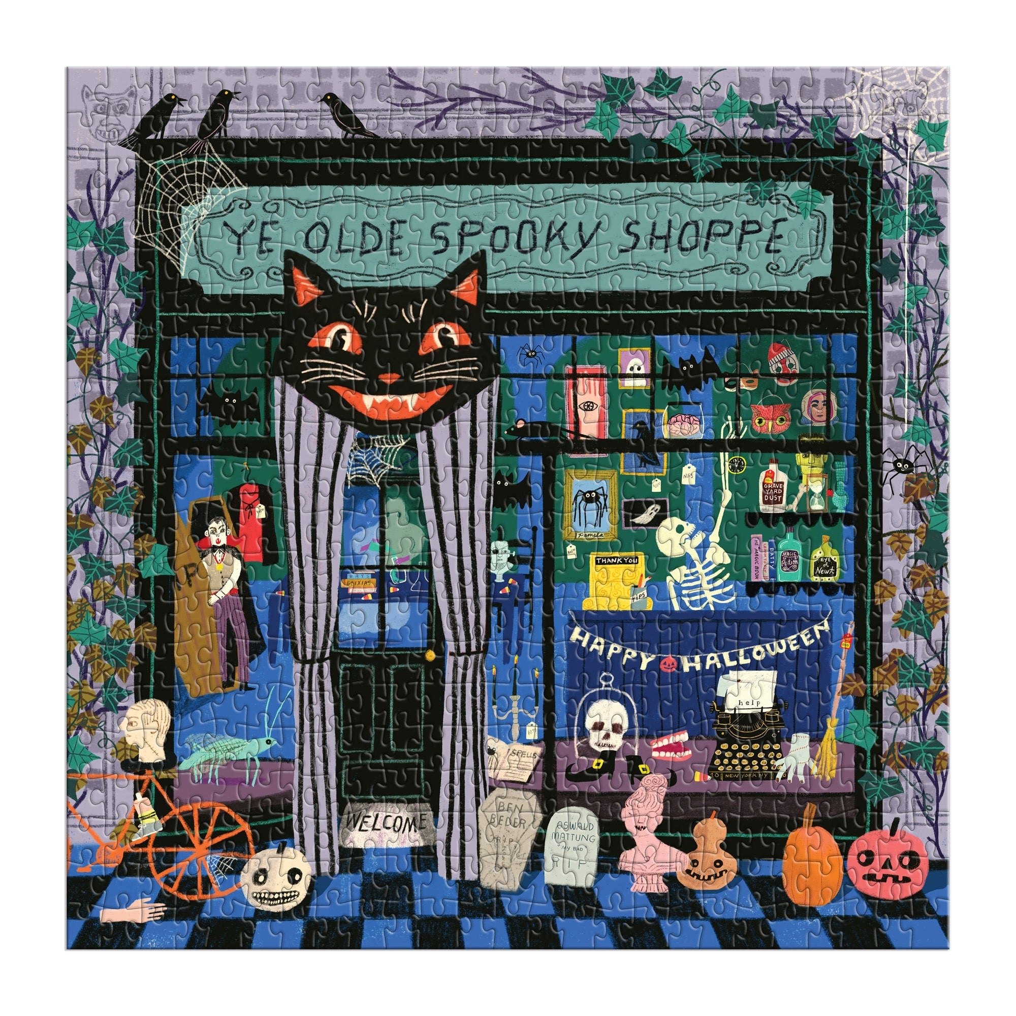 galison-ye-olde-spooky-shoppe-puzzle-500-teile image 3