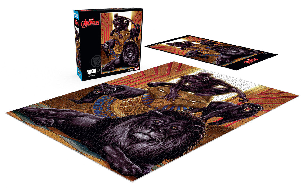 marvel-black-panther-puzzle-1000-teile-comic-cover image 3