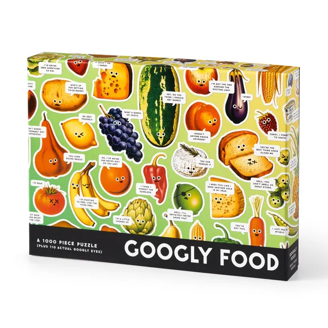 galison-googly-food-1000-teile-puzzle-mit-wackelaugen-essen image 1