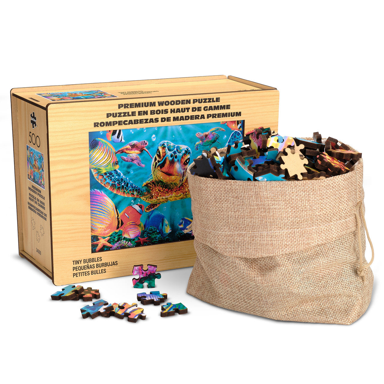 buffalo-games-tiny-bubbles-500-teile-holzpuzzle-meer image 1