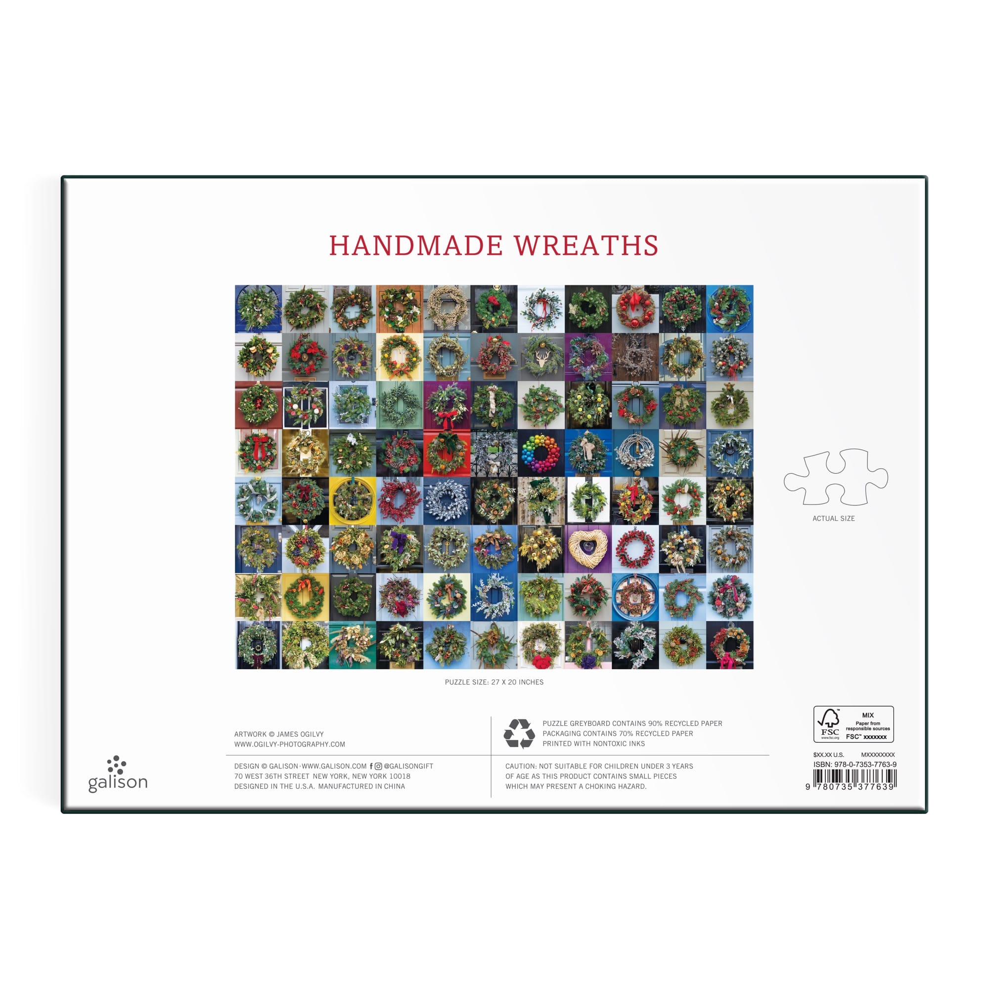 galison-handmade-wreaths-puzzle-1000-teile-weihnachten image 6