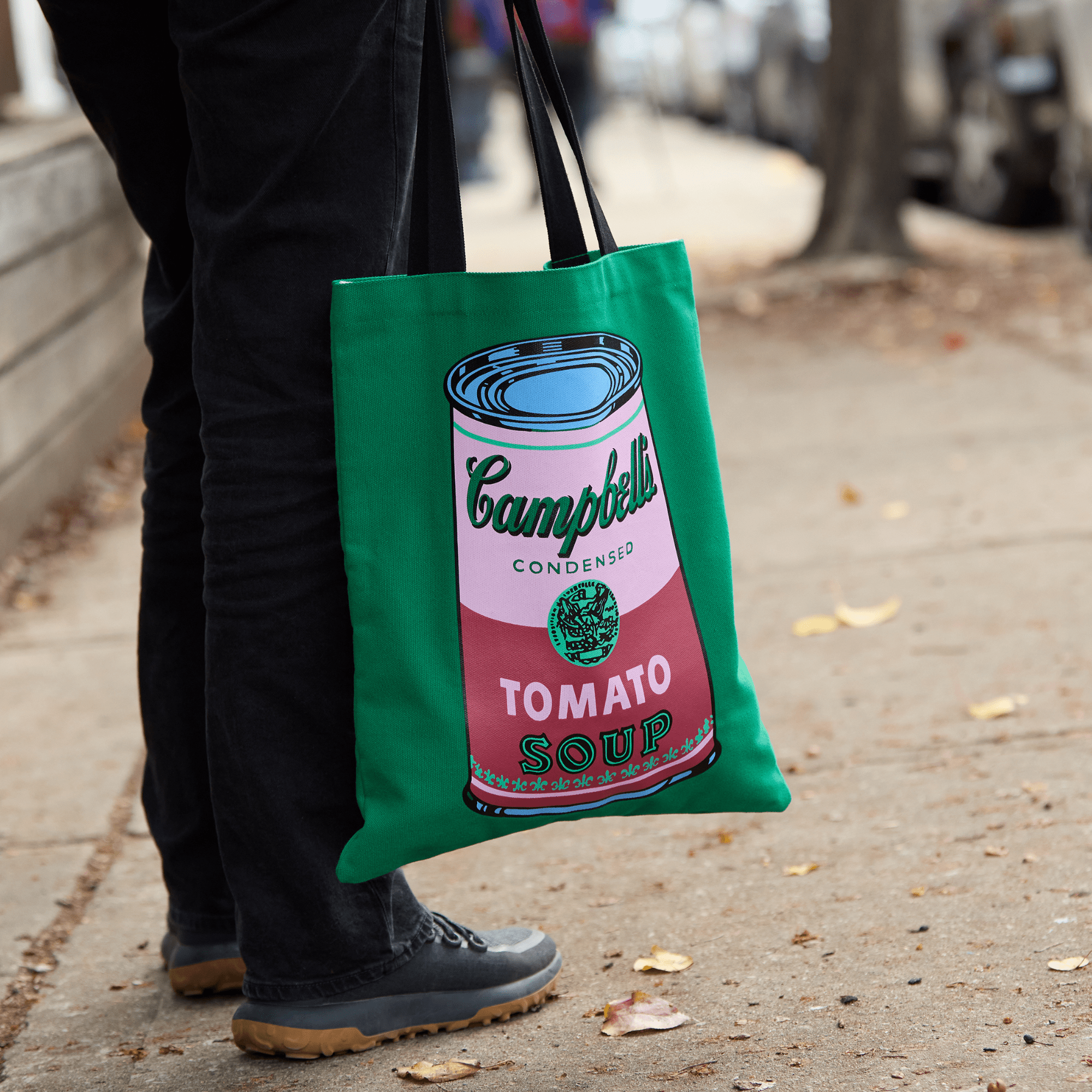 galison-warhol-soup-can-canvas-tote-bag-gr-n image 3