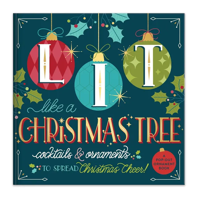 galison-lit-like-a-christmas-tree-untersetzer-buch-10-rezepte image 1