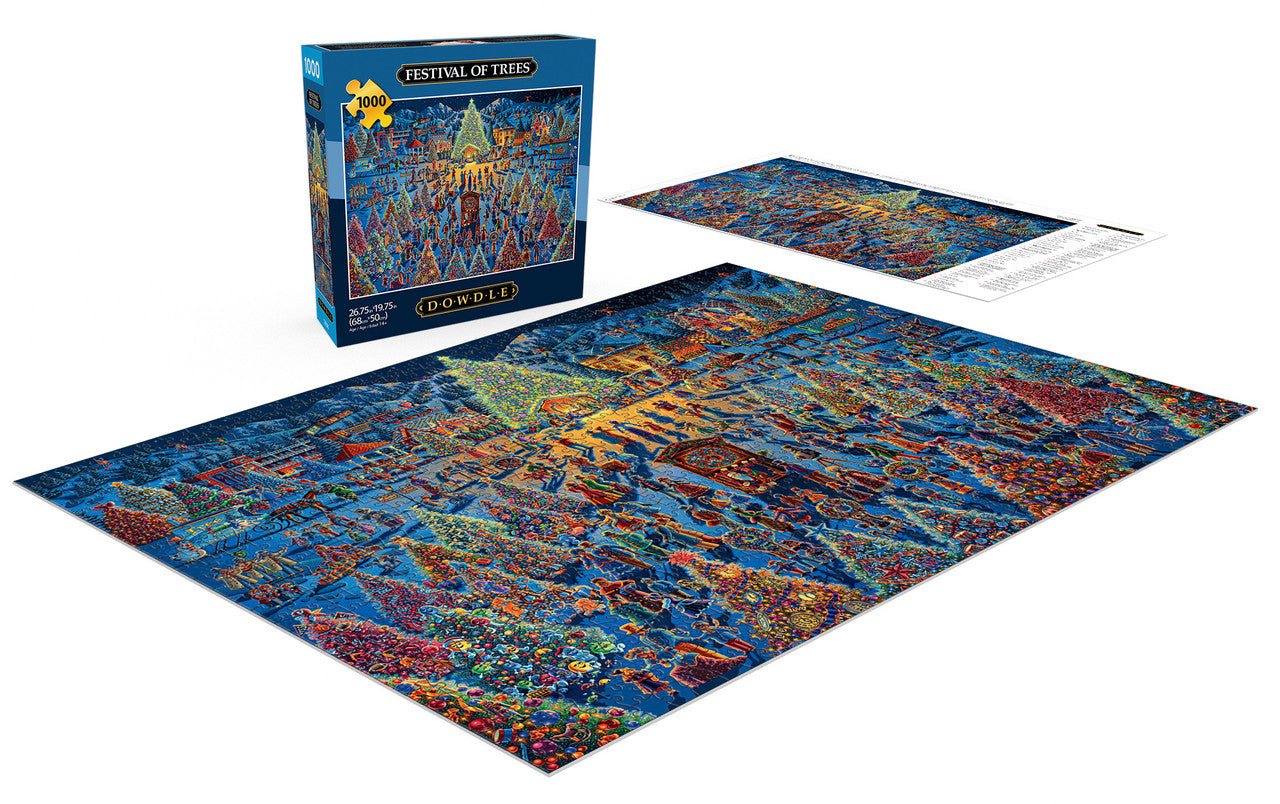 buffalo-games-festival-of-trees-1000-teile-puzzle-weihnachten image 3