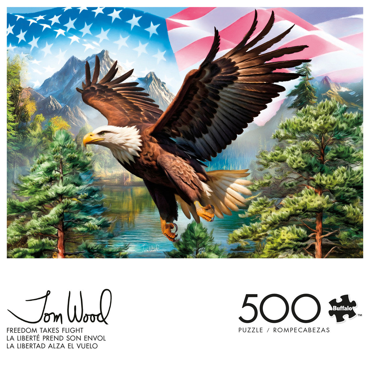 buffalo-games-freedom-takes-flight-500-teile-puzzle-adler image 2