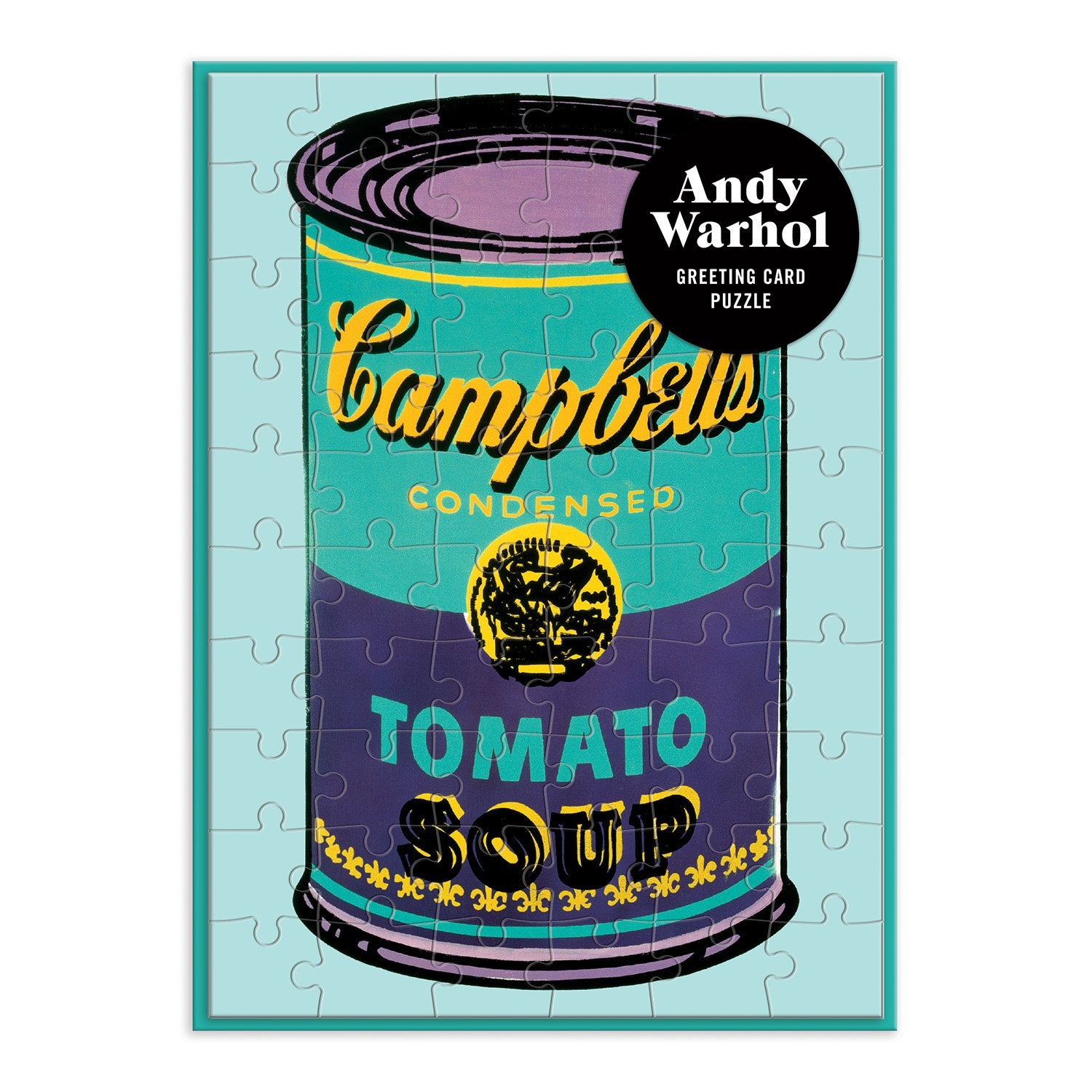 galison-andy-warhol-soup-can-puzzle-60-teile-gru-karte image 1