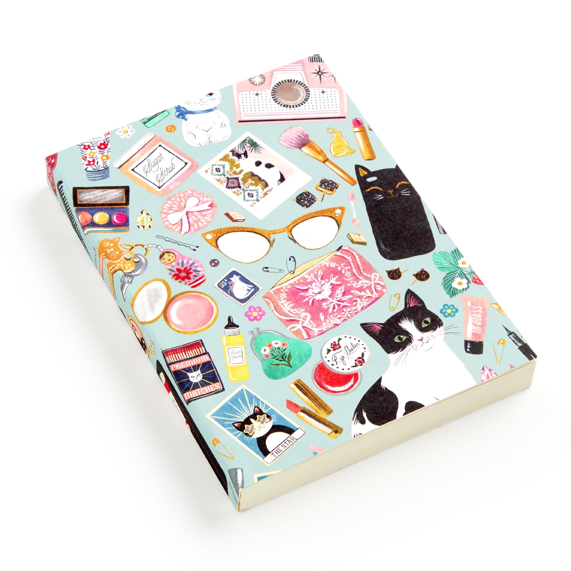 galison-purrfect-accessories-a5-notizbuch-katzen-liniert image 3