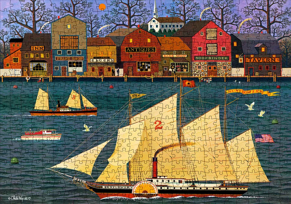 buffalo-games-the-sunflower-500-teile-puzzle-schiff image 1