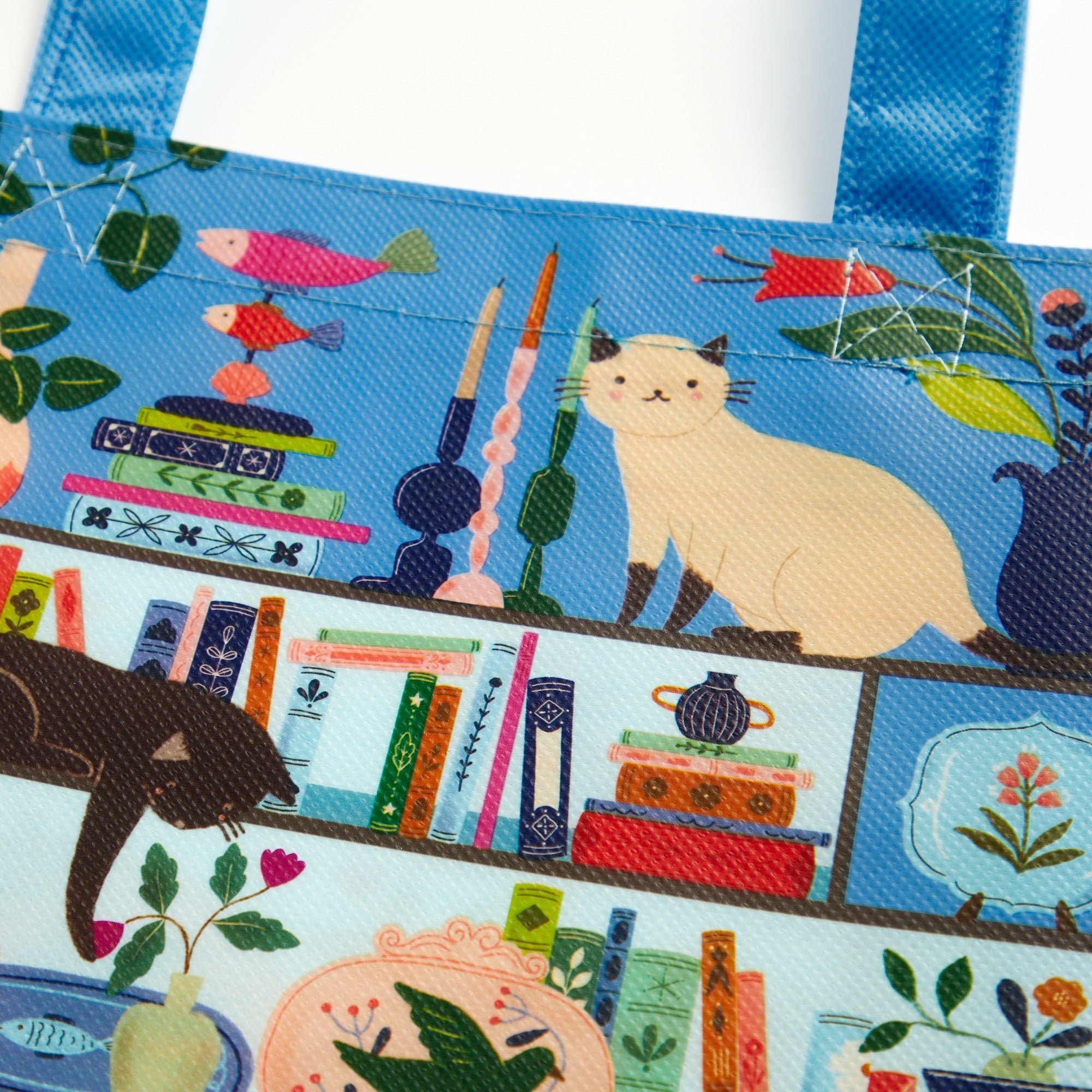 galison-purrfect-nook-einkaufstasche-shopper-katzenmotiv image 3