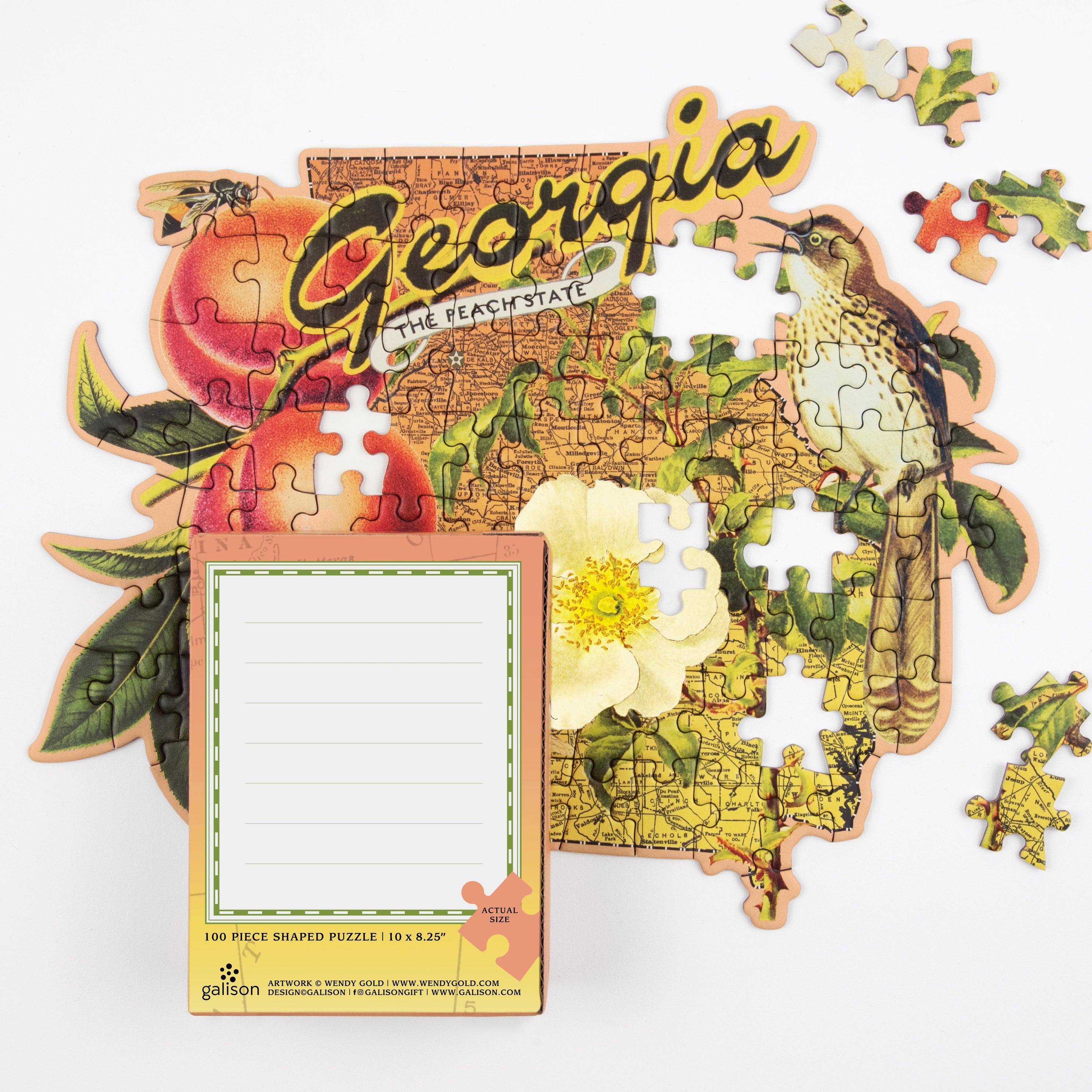 galison-georgia-mini-shaped-puzzle-100-teile image 4