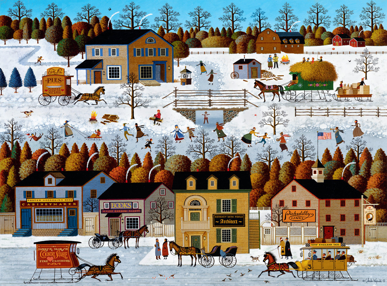 buffalo-games-windjammer-canal-1000-teile-puzzle-winter image 1