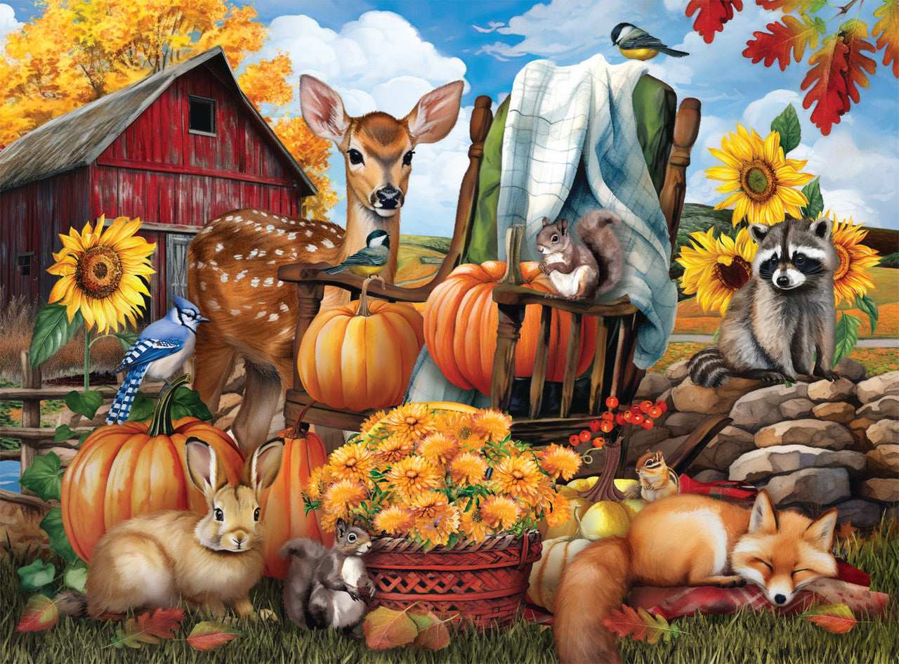 buffalo-games-country-life-autumn-animals-1000-teile-puzzle-herbst image 1