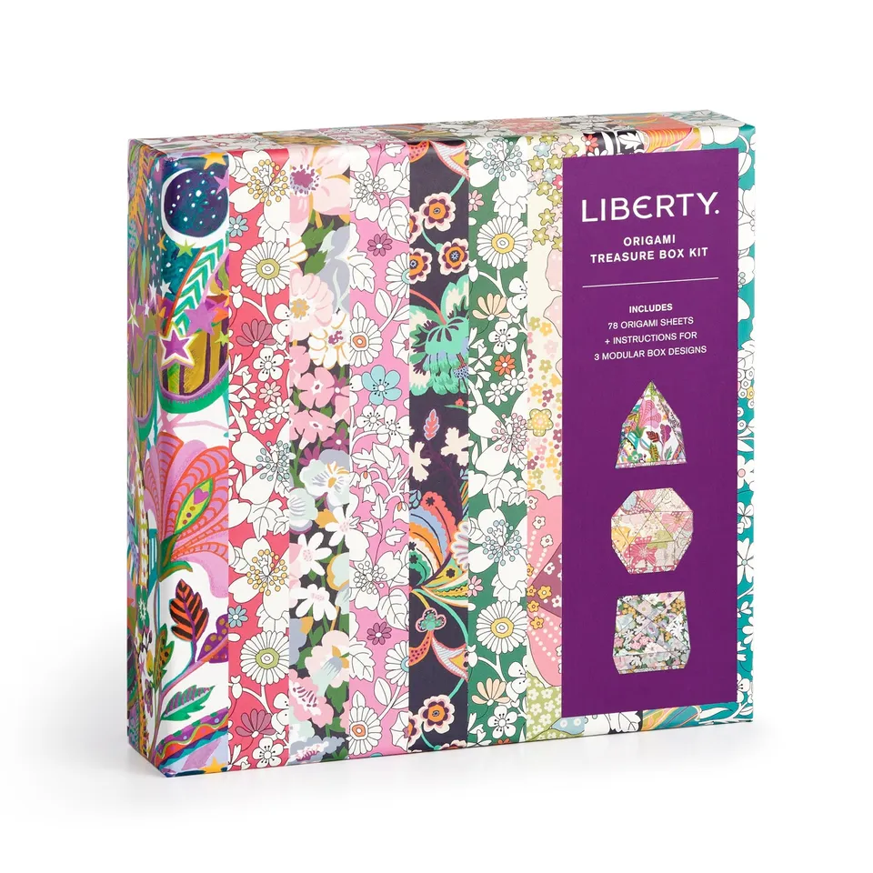 galison-liberty-origami-treasure-box-kit-78-blatt-box image 1