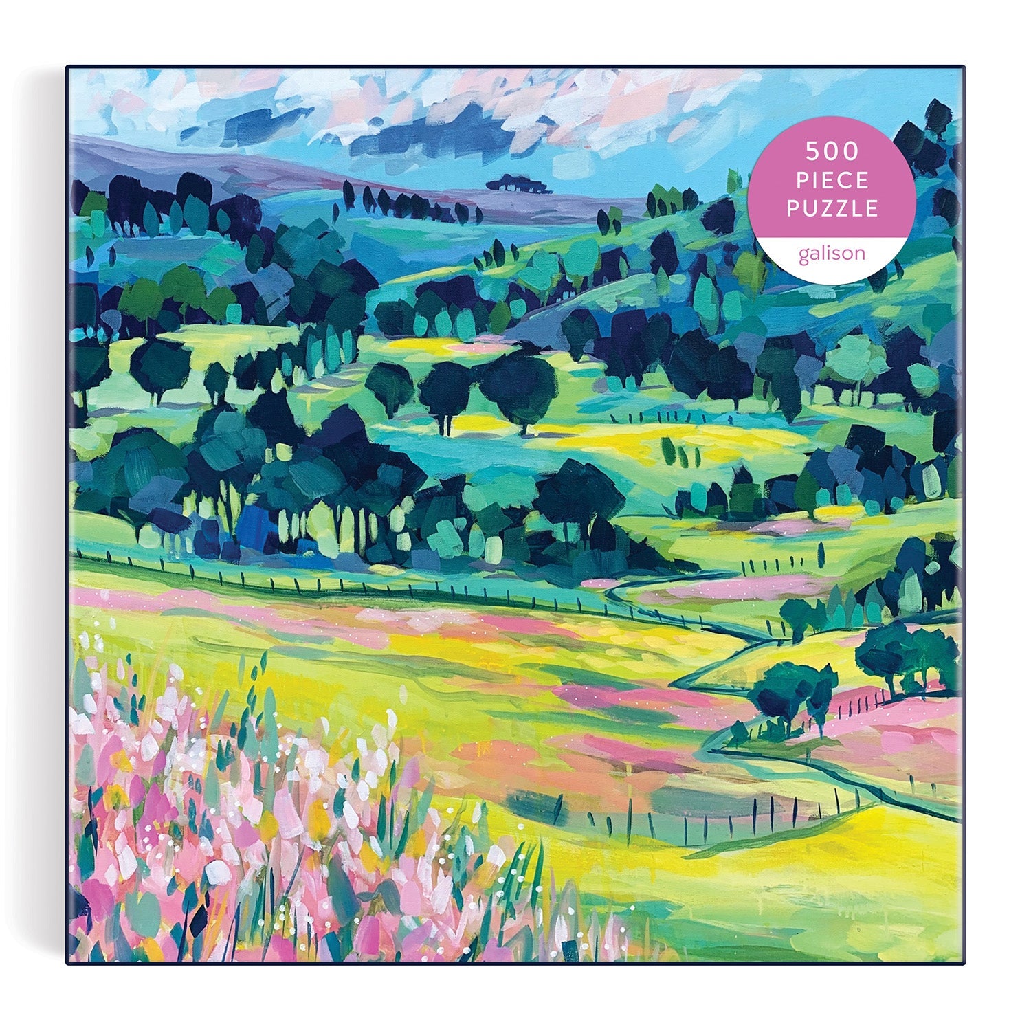 galison-painted-hills-puzzle-500-teile-landschaft-quadratisch image 2