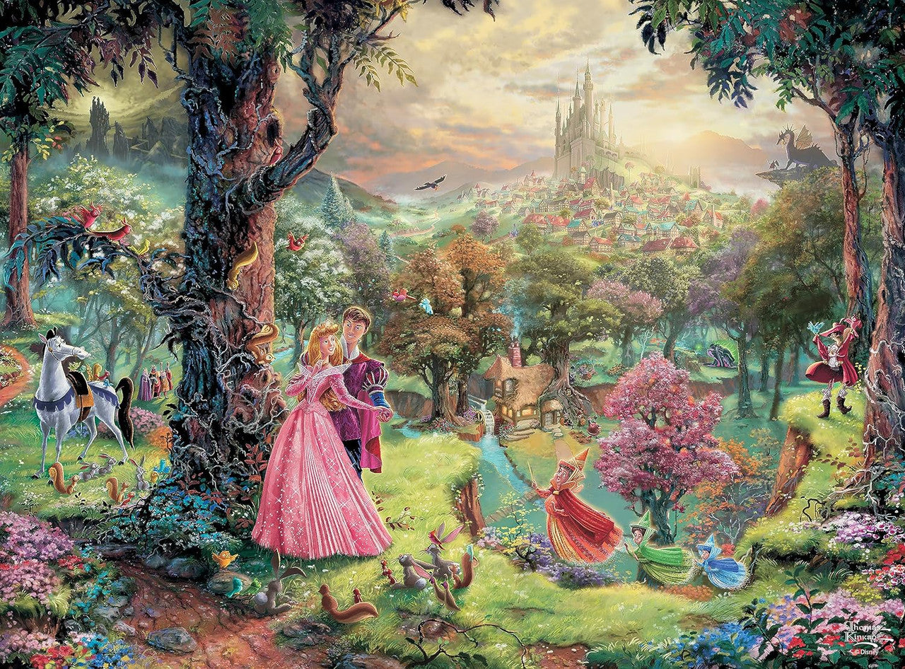 buffalo-games-silver-select-sleeping-beauty-puzzle-1000-teile-dornr-schen image 2