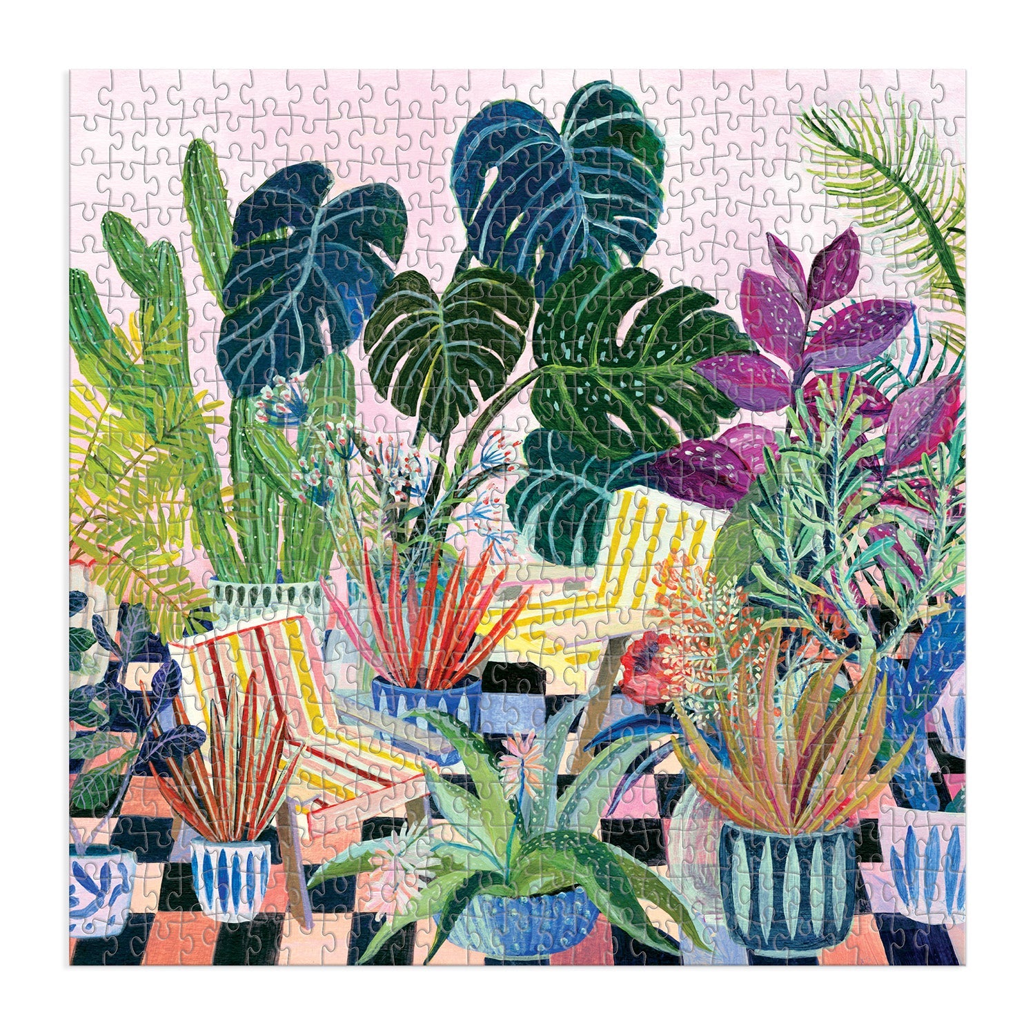 galison-potted-500-teile-puzzle-pflanzenmotiv-quadratisch image 3