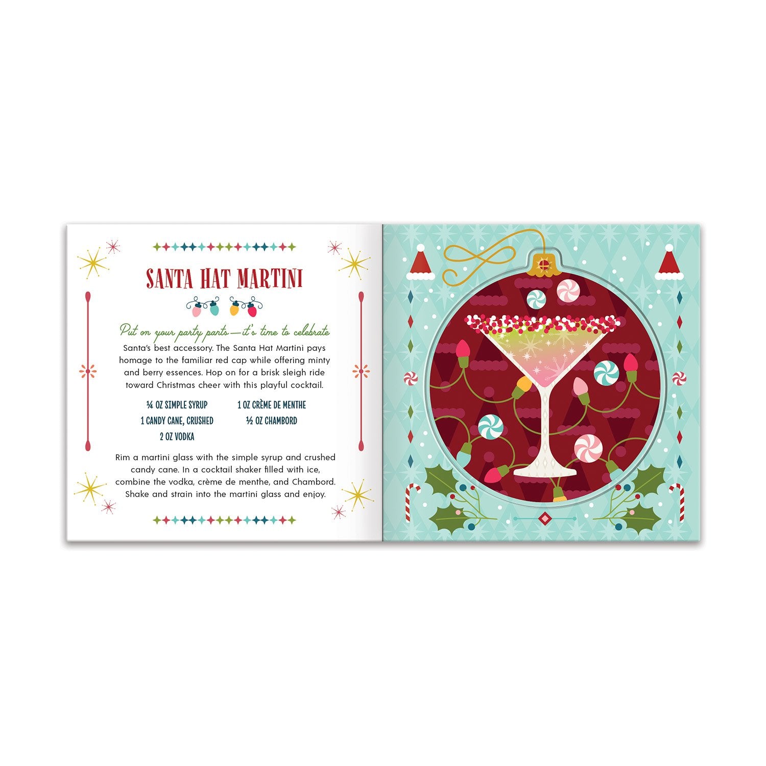 galison-lit-like-a-christmas-tree-untersetzer-buch-10-rezepte image 5