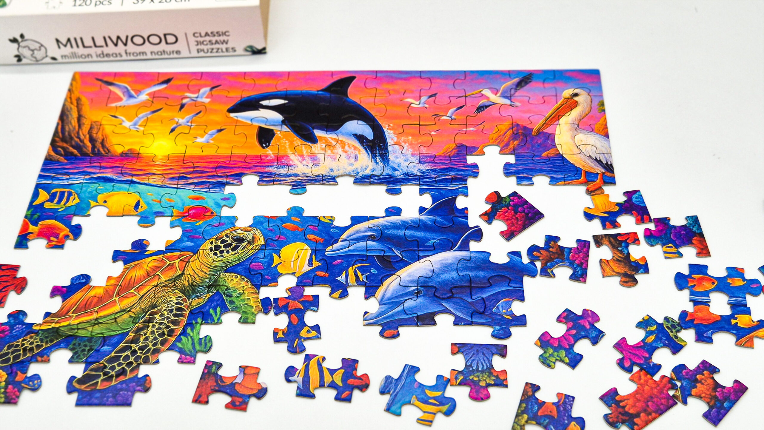 milliwood-deep-ocean-puzzle-120-teile-ozean-fsc image 5
