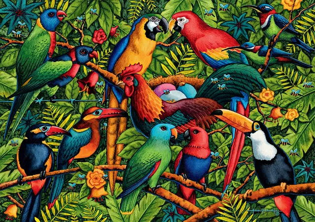 buffalo-games-birds-of-a-feather-300-teile-puzzle-v-gel image 1