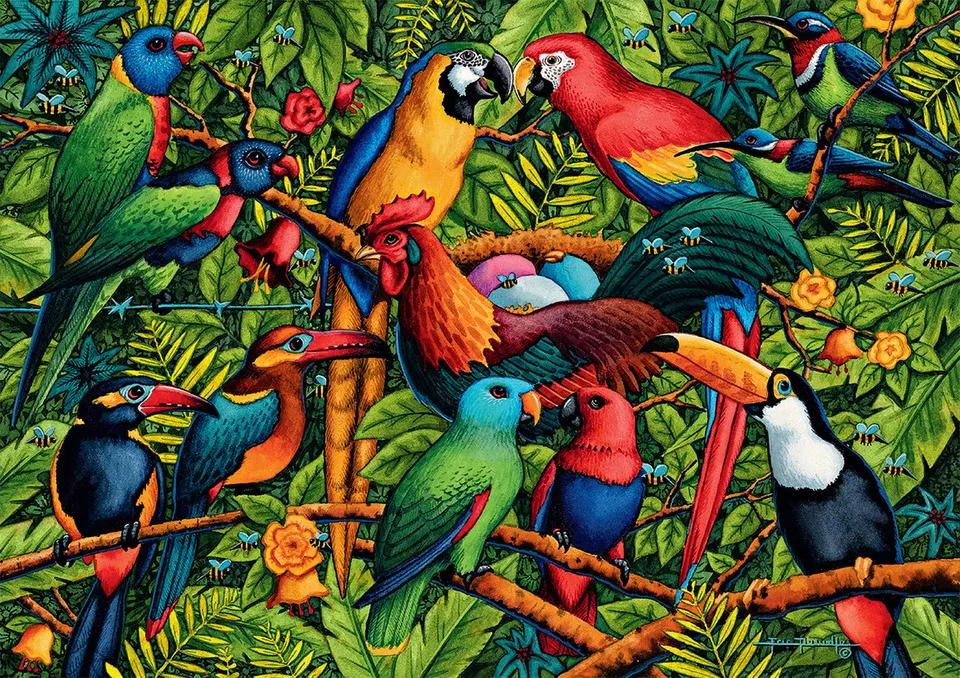 buffalo-games-birds-of-a-feather-300-teile-puzzle-v-gel image 1