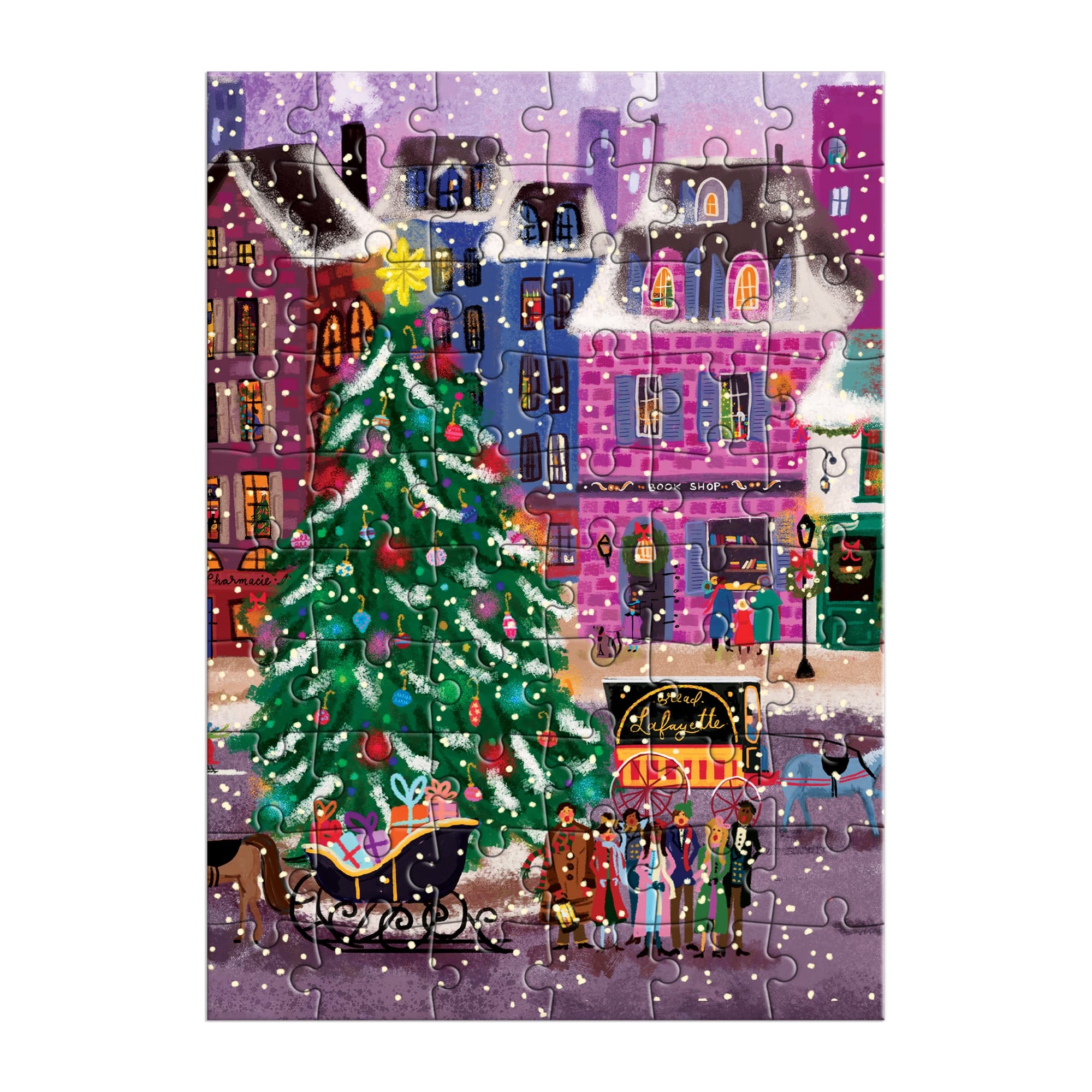 galison-joy-laforme-christmas-puzzle-karte-60-teile image 2