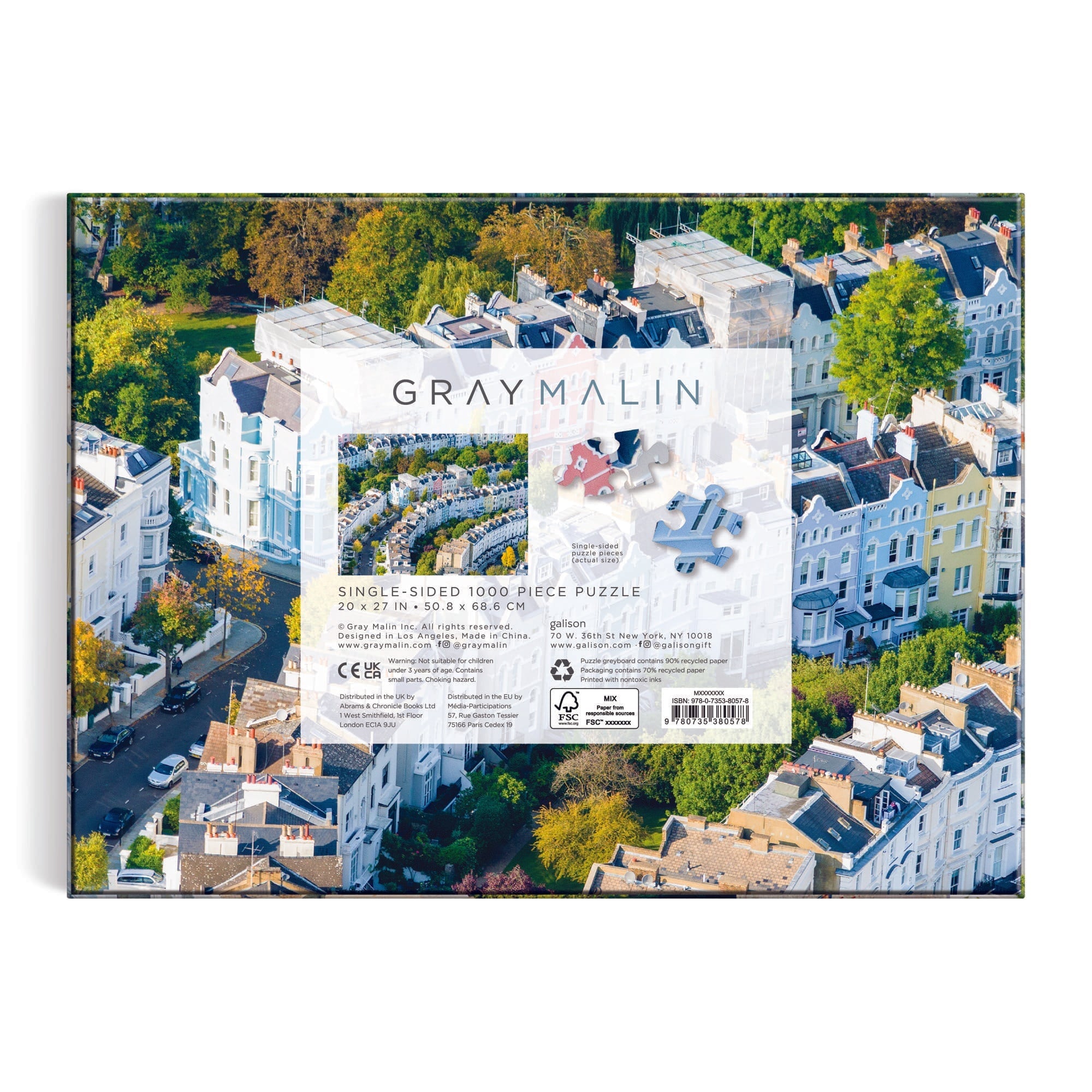 galison-gray-malin-notting-hill-puzzle-1000-teile-london image 6