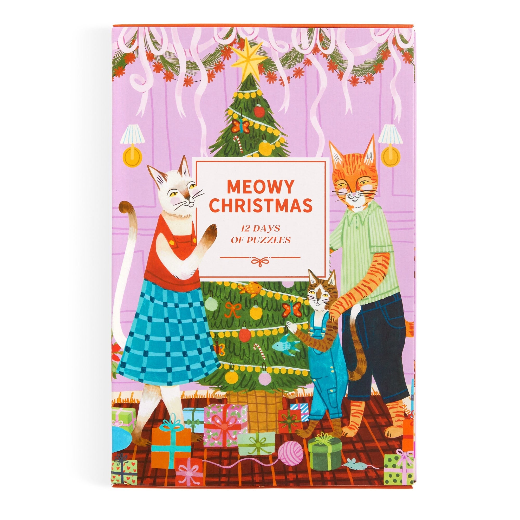 galison-meowy-christmas-adventskalender-puzzle-500-teile-katzen image 2