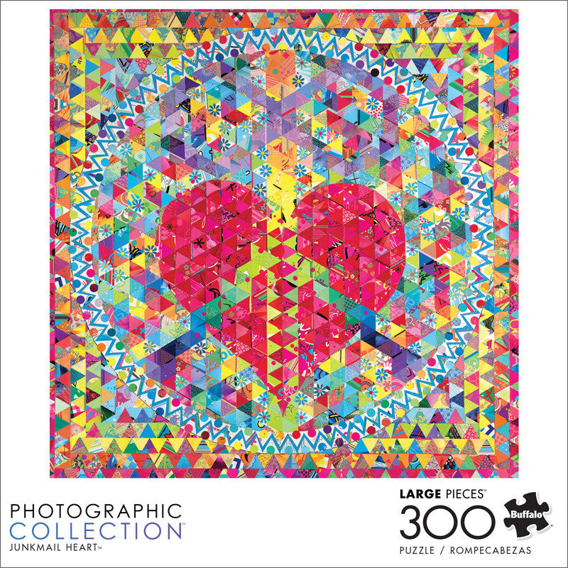 buffalo-games-junkmail-heart-300-teile-puzzle-xl-mit-poster image 2