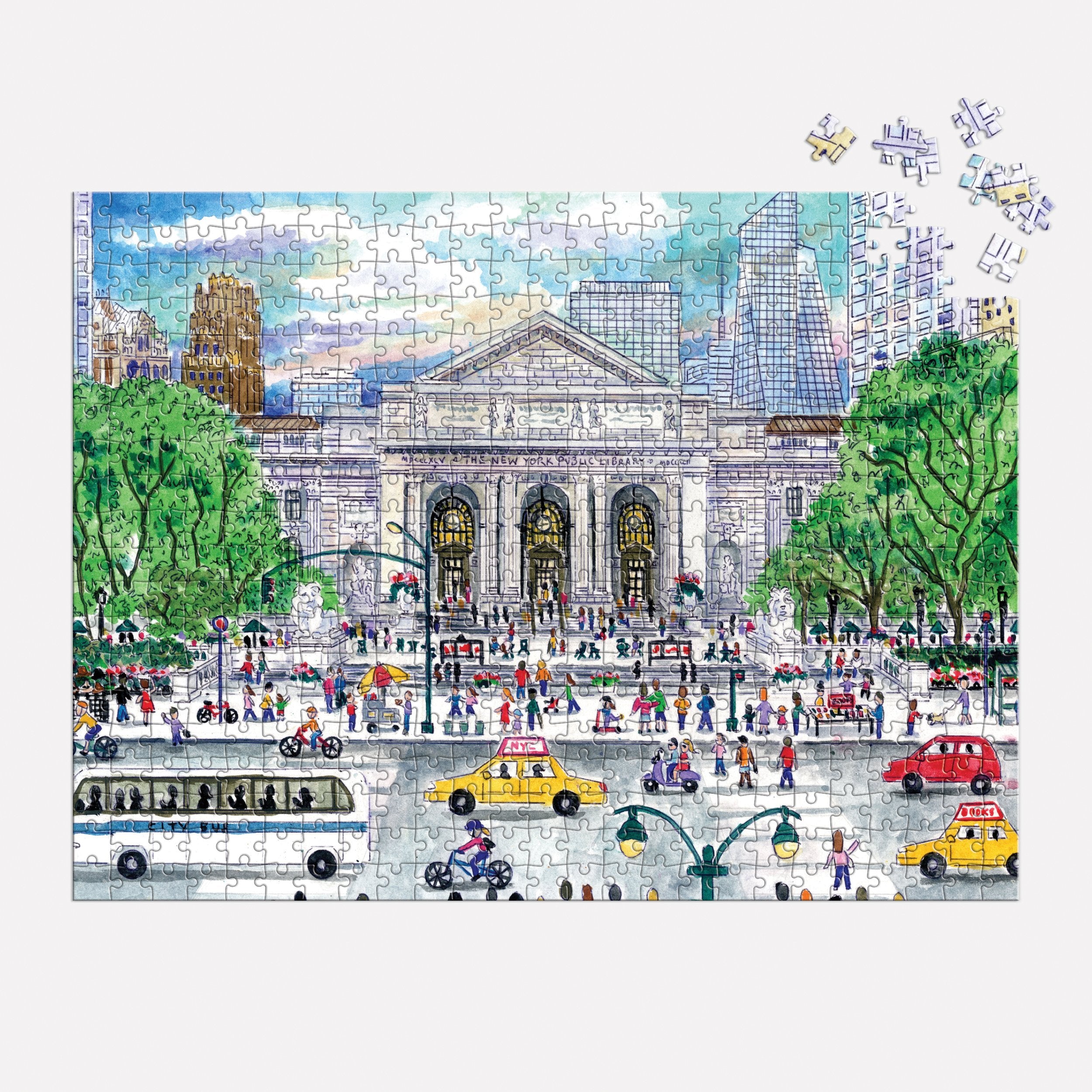 galison-storrings-springtime-library-500-teile-puzzle-beidseitig image 5