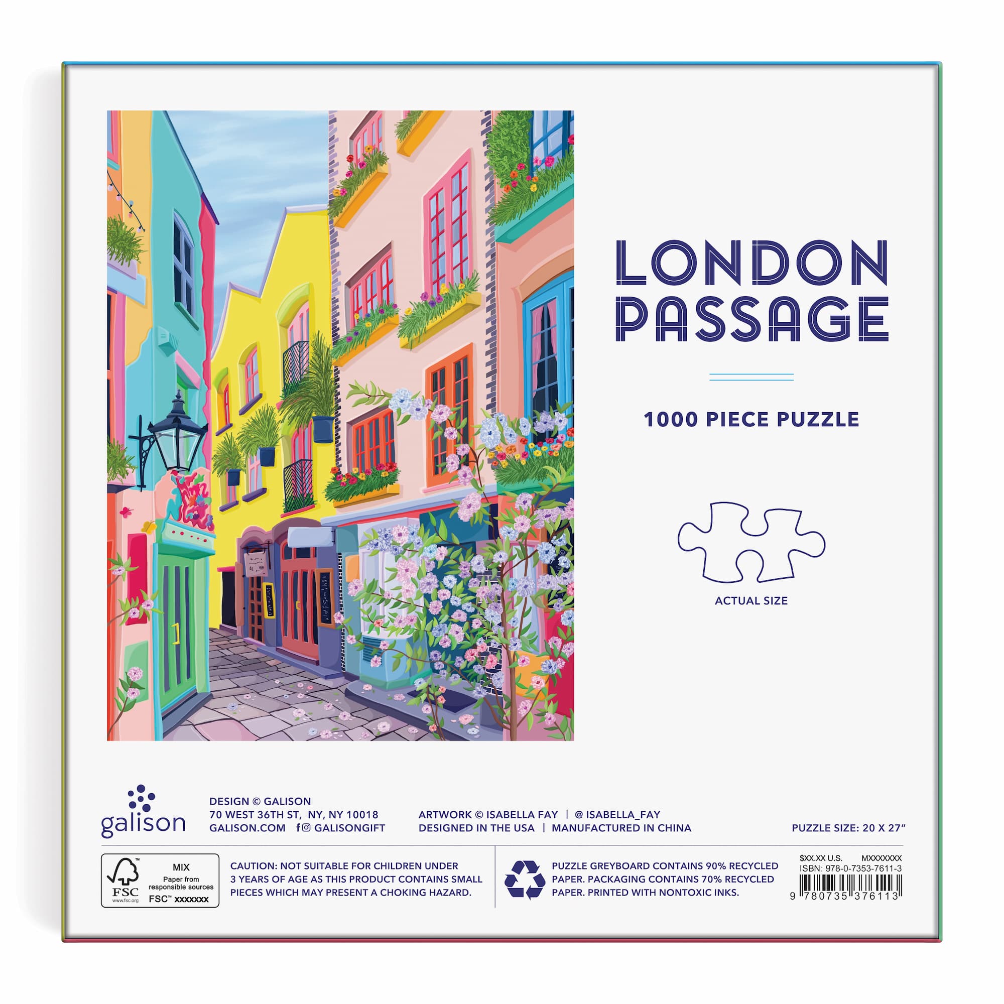 galison-london-passage-1000-teile-puzzle-stadt image 4
