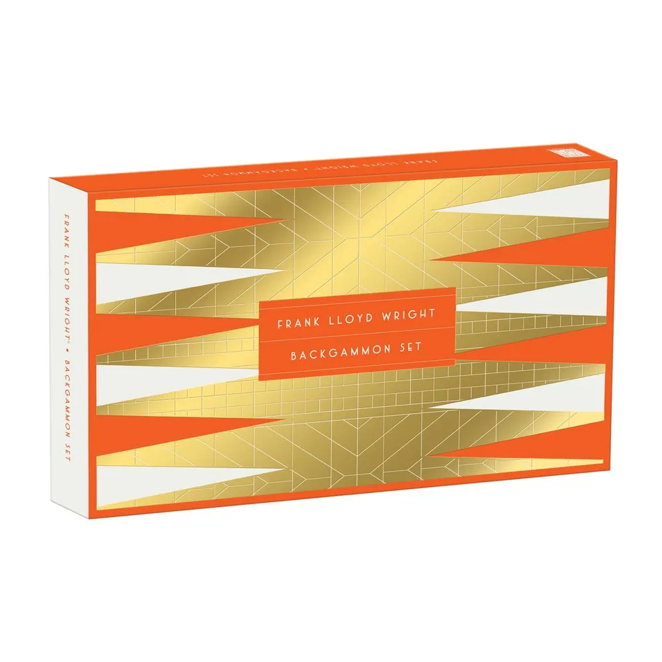 galison-frank-lloyd-wright-backgammon-set-holz-brettspiel image 1