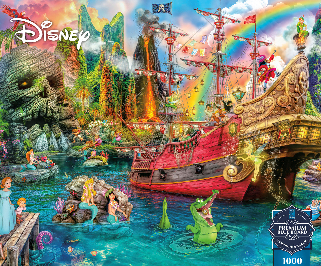 buffalo-games-peter-pan-mermaid-lagoon-1000-teile-puzzle image 2