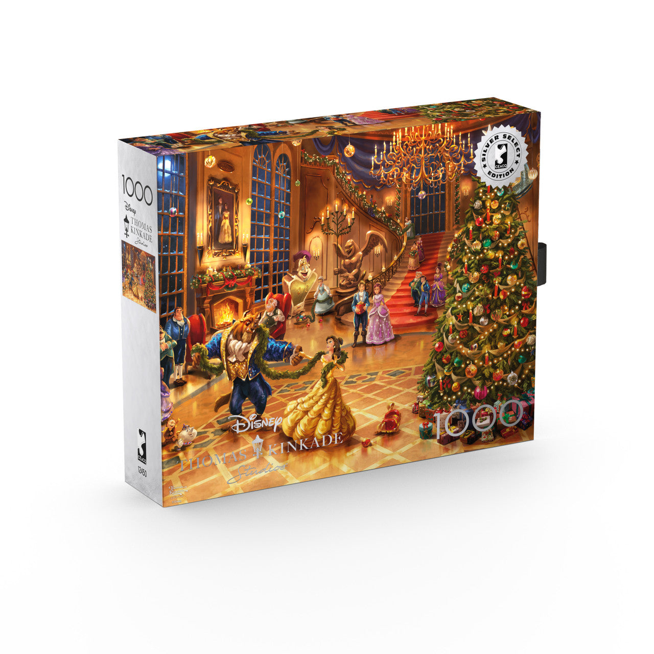 ceaco-disney-beauty-beast-christmas-1000-teile-puzzle-kinkade image 3