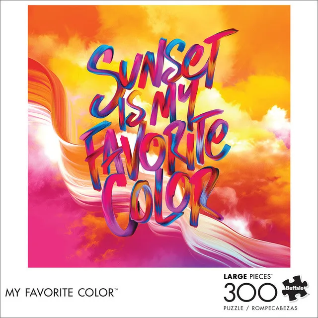 buffalo-games-my-favorite-color-300-teile-puzzle-xl-sunset image 1
