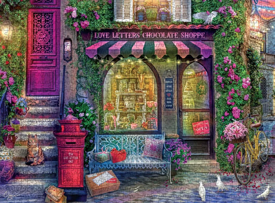 buffalo-games-love-letters-chocolate-shoppe-puzzle-1000-teile image 1