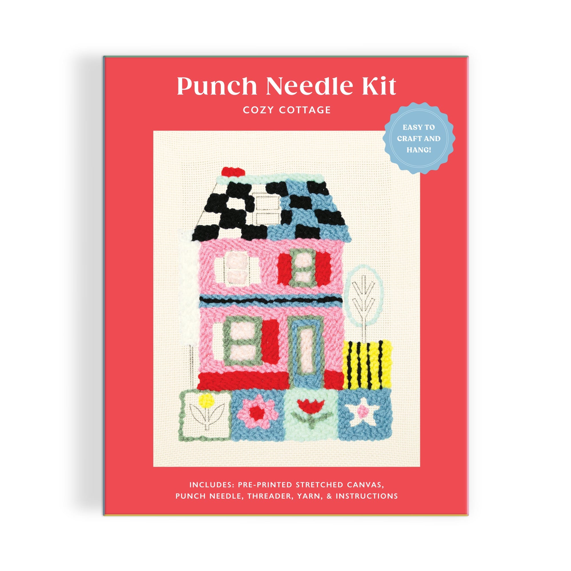 galison-cozy-cottage-punch-needle-set-komplettset image 2