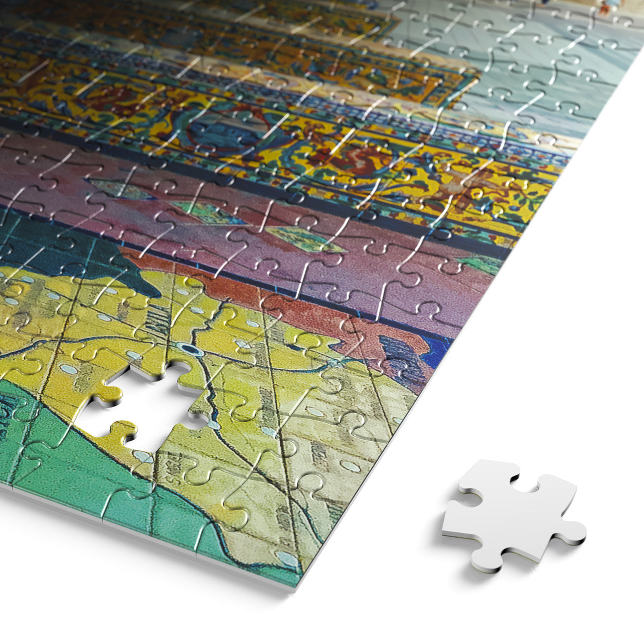 blanc-spanish-tiles-500-teile-puzzle-mosaik-fliesenmuster image 5